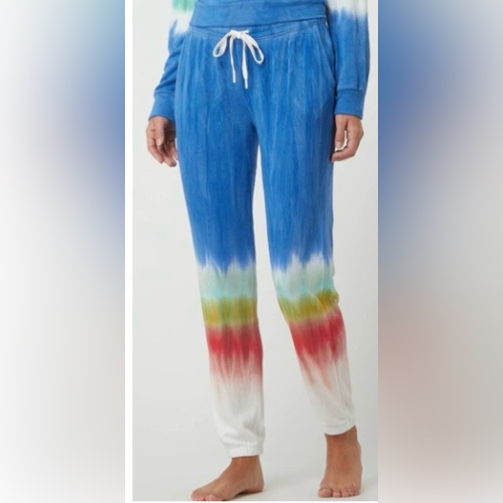 PJ Salvage Colorful Tie-Dye Women's Pants